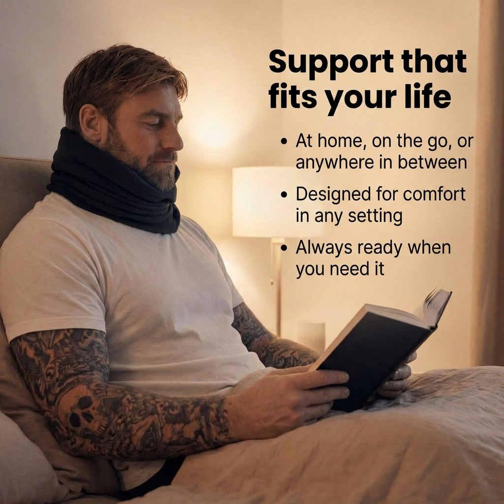 CALMERA Neck Support — Sleep Upright Comfortably in Your First Flight
